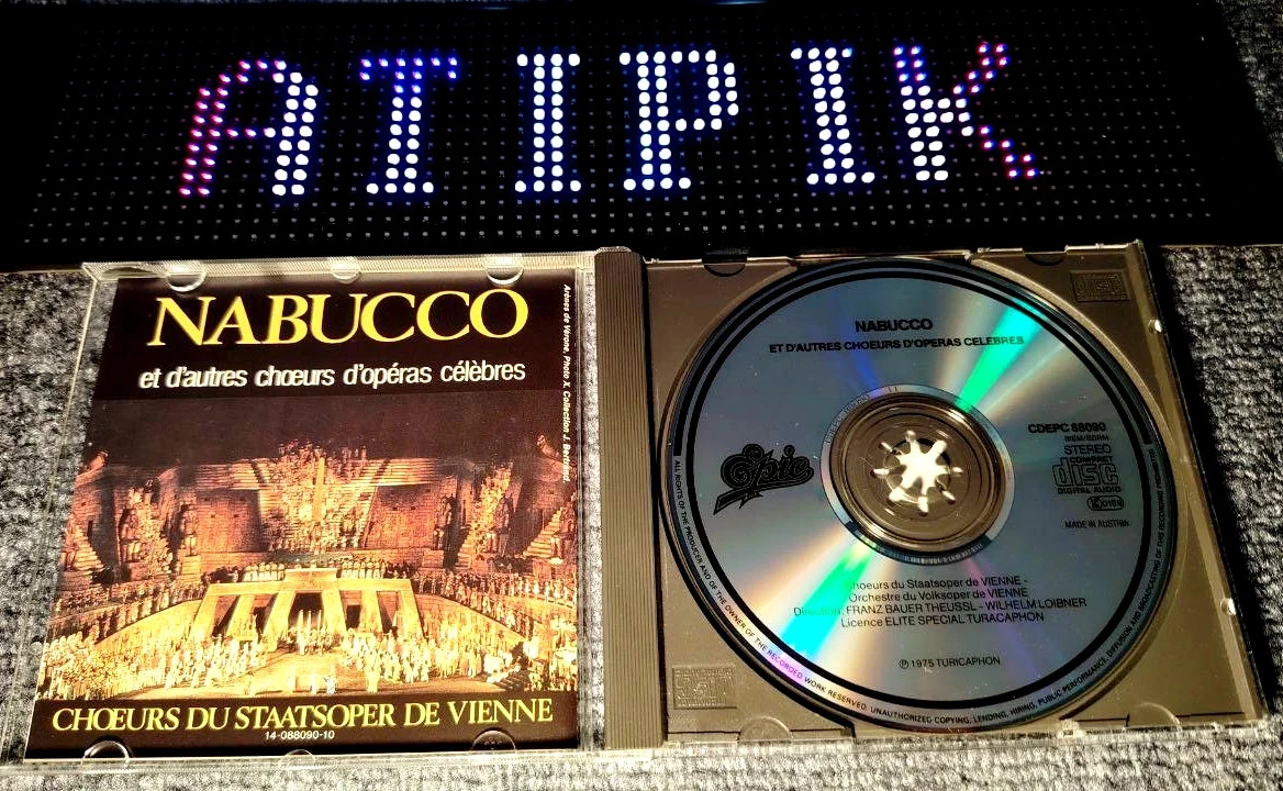 Nabucco En Koren Van Beruchte Opera's Cd Vintage Staatsoper Wenen Zeldzaam 🎼 – photo 3